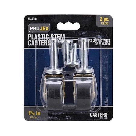 Projex Projex 1-5/8 in. D Plastic Caster 50 lb 2 pk 9559/ACE